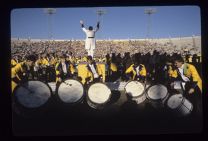 Marching Band in Ficklen Stadium